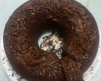 Bolo de chocolate com aveia