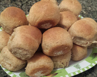 Pão de farelo de trigo e trigo integral