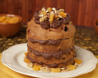 Bolo pelado de panetone