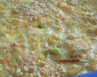 Torta fácil de frango com alho poró