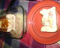 Pão de forma recheado