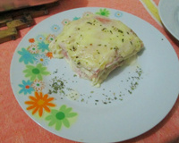 Pizza de pão de forma