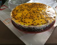 Torta de maracujá com oreo