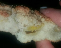 Cuca de banana com farofa