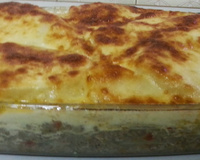 Mesclado de carne com batata