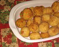 Bolinho de arroz com mussarela