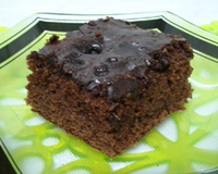 Bolo de chocolate molhado