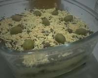 Escondidinho de carne moída