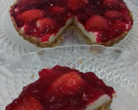 Torta de morango prática