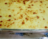 Escondidinho de mandioca com carne seca