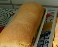 Pão caseiro recheado