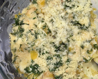 Peito de frango com batata baroa