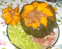 Abóbora deliciosamente recheada