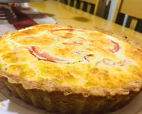 Quiche fácil de queijo e cebola