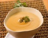 Creme de cenoura com gengibre