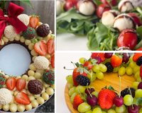 A tendência de Natal desse ano são guirlandas comestíveis: tem de brownie, de salada, de frutas e mais! Aprenda como fazer