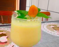 Drink de maracujá com cerveja