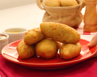 Bolinho de batata com carne moída