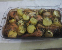 Frango com batata doce