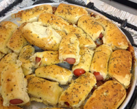 Enroladinho de salsicha