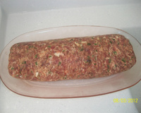 Rocambole de carne moída