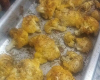 Couve-flor assada na maionese