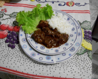 Carne de panela ao molho ferrugem