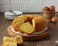 Bolo de massa de mandioca (puba)