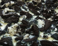 Pavê de chocolate branco com Negresco