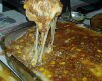 Polenta na panela de pressão