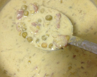 Sopa rápida creme de ervilha