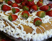 Naked cake de morango