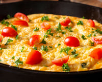 Omelete de legumes de outono: uma receita leve, nutritiva e vegetariana que leva 30 minutos