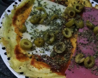 Pizza fáci e rápida de crepioca