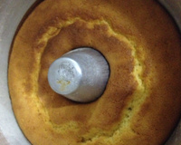 Bolo de fubá com coco