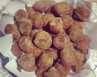 Bolinho de chuva crocante e delicioso