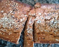 Pão 100% integral de liquidificador