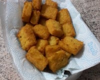 Mandioca frita cremosa