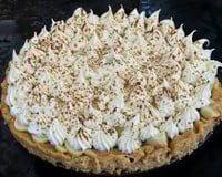 Torta de banana banoffee