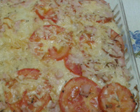 Sanduíche de forno cremoso