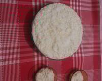 Sagu de coco com leite condesado