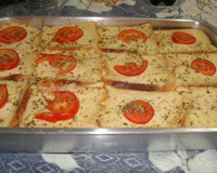 Lanche de pão de forma da Nane