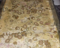 Lasanha de brócolis com molho branco