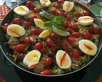 Paella caipira