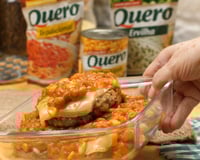 Bife à parmegiana assado