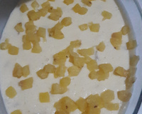 Mousse de abacaxi (com a fruta)