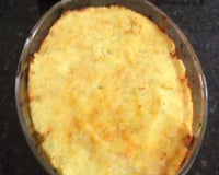 Escondidinho fit de batata doce com frango