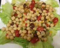 Salada de grão-de-bico