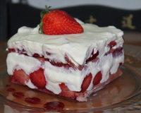 Sobremesa chique de morango