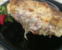 Sanduíche de pão francês de forno